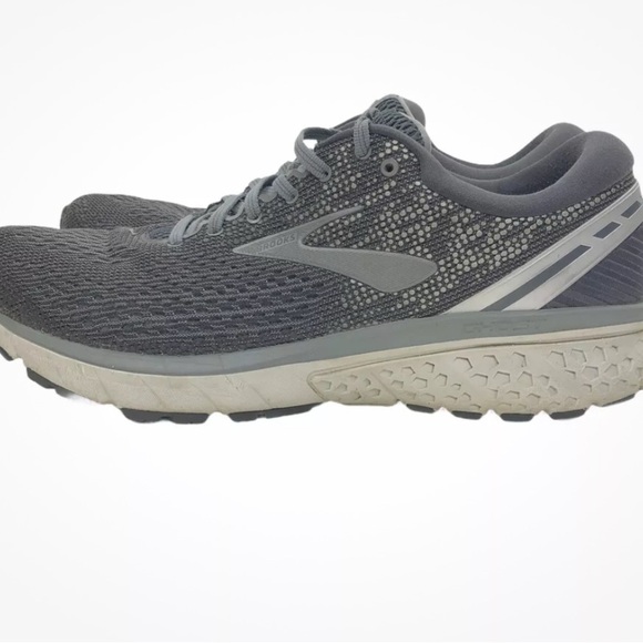 Brooks Men's Gray Running Shoes used greater condition - Picture 4 of 5